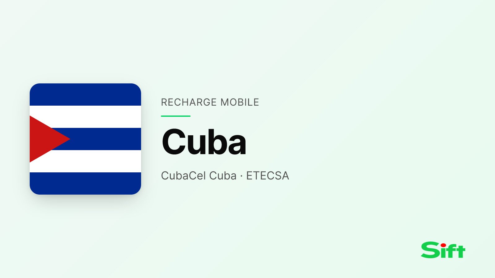 Recharger à Cuba depuis la France — CubaCel Cuba, ETECSA