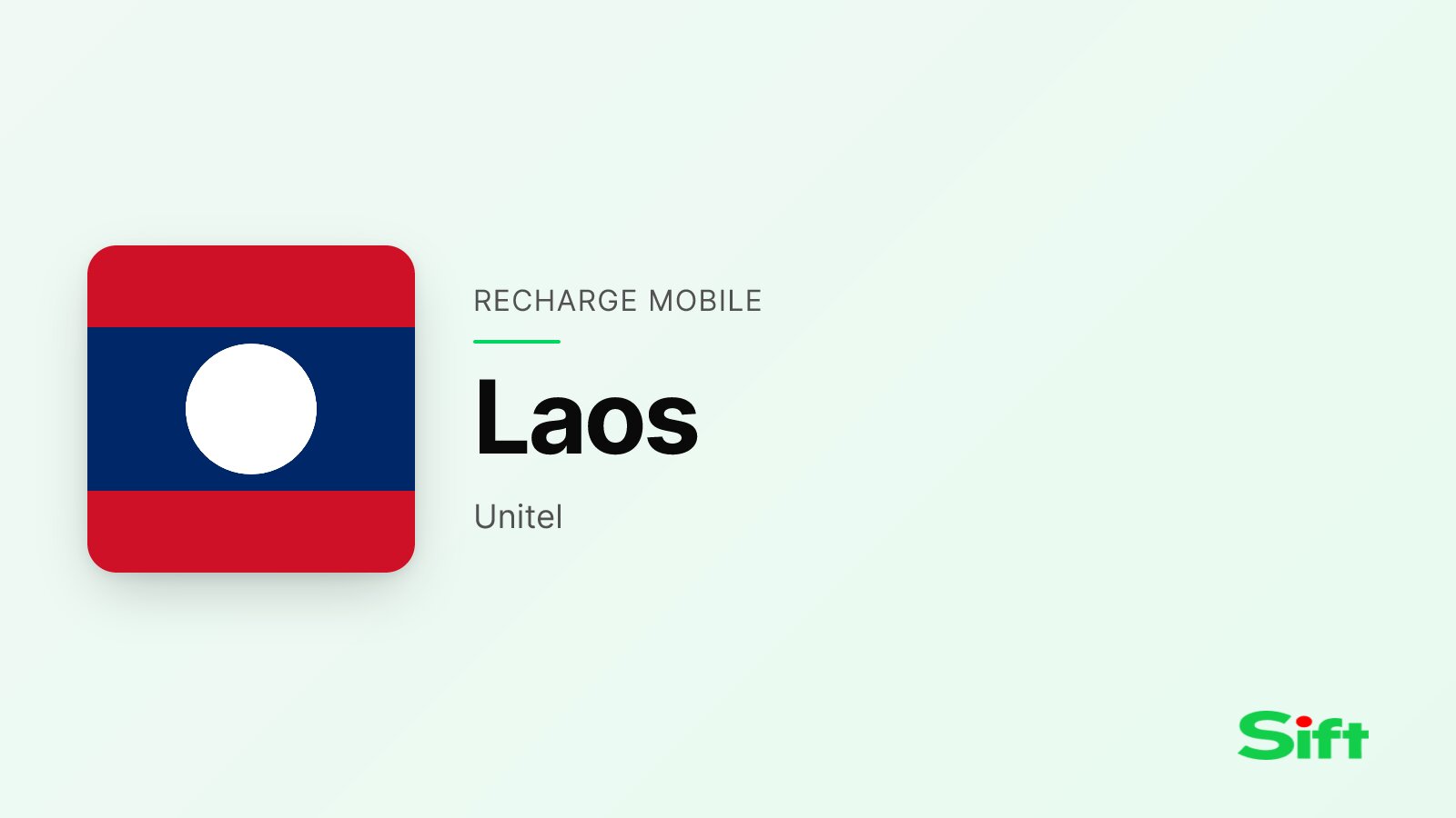 Recharger en Laos depuis la France — Unitel