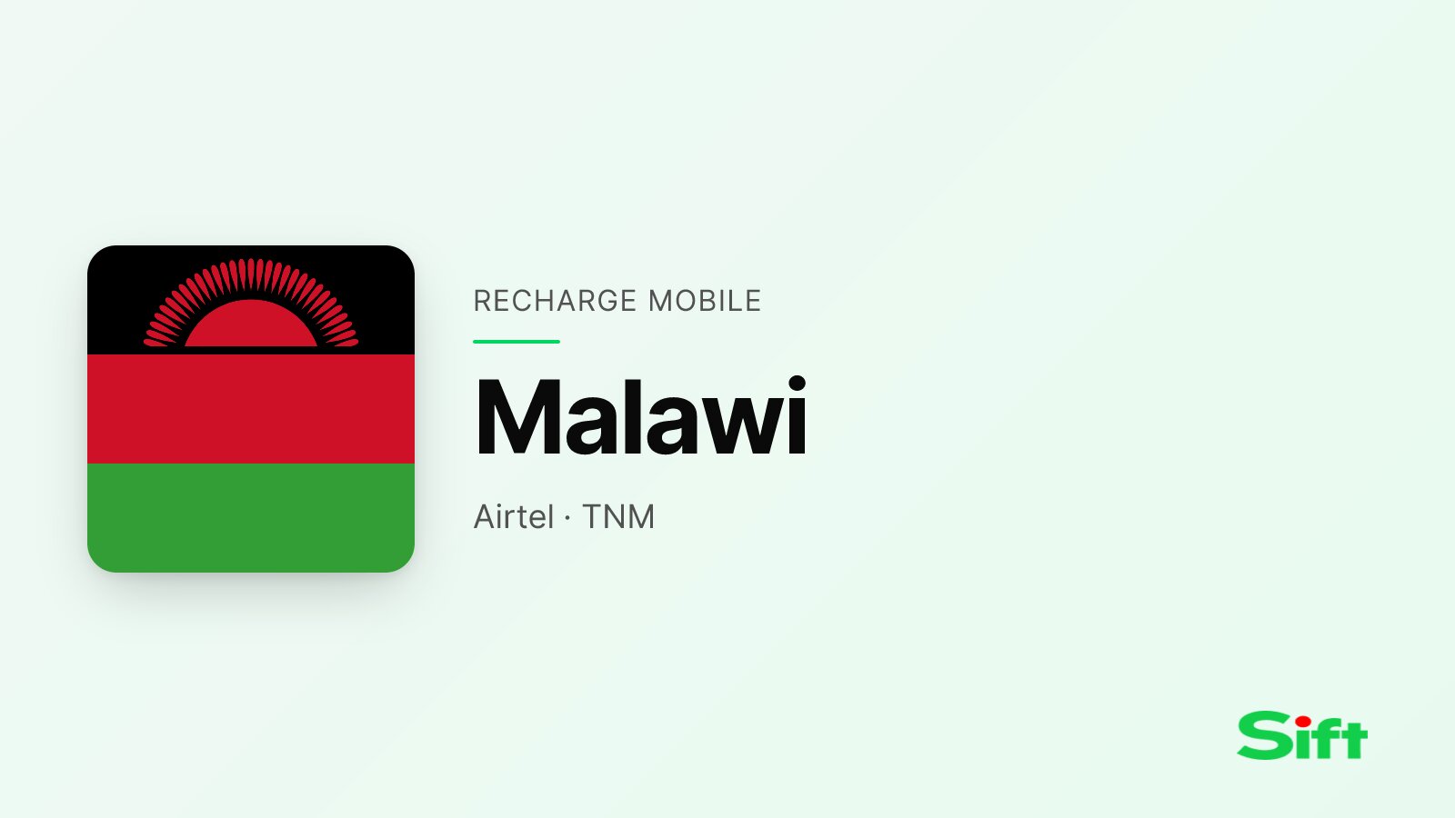 Recharger en Malawi depuis la France — Airtel, TNM